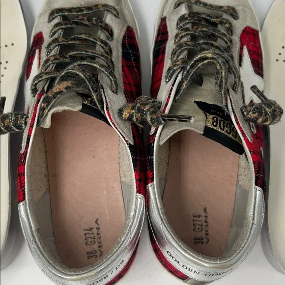 Golden Goose Suede Printed Sneakers Women's Size 8 IT 38 - Picture 10 of 12
